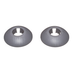 Обвод для труб ПВХ декоративный 22 мм меркурий (2 шт.) - фото 1