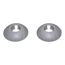 Обвод для труб ПВХ декоративный 22 мм аустер (2 шт.)