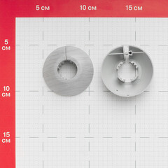 Обвод для труб ПВХ декоративный 22 мм аустер (2 шт.) - фото 2