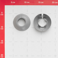 Обвод для труб ПВХ декоративный 28 мм серый матовый (2 шт.) - фото 2