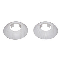 Обвод для труб ПВХ декоративный 28 мм дуб эверест (2 шт.) - фото 1