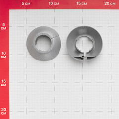 Обвод для труб ПВХ декоративный 28 мм меркурий (2 шт.) - фото 2
