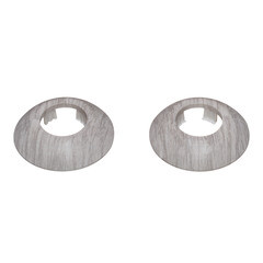 Обвод для труб ПВХ декоративный 28 мм дуб веронский (2 шт.) - фото 1