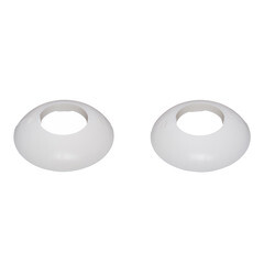 Обвод для труб ПВХ декоративный Salag Lima 23 мм белый (2 шт.) - фото 1