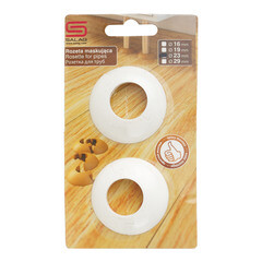 Обвод для труб ПВХ декоративный Salag Lima 23 мм белый (2 шт.) - фото 3