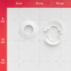 Обвод для труб ПВХ декоративный Salag Lima 23 мм белый (2 шт.) - фото 2