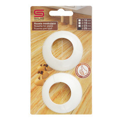 Обвод для труб ПВХ декоративный Salag Lima 29 мм белый (2 шт.) - фото 4