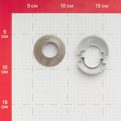 Обвод для труб ПВХ декоративный Salag Lima 23 мм дуб кембридж (2 шт.) - фото 3