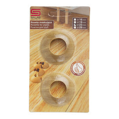 Обвод для труб ПВХ декоративный Salag Lima 23 мм дуб бурбон (2 шт.) - фото 3