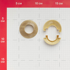 Обвод для труб ПВХ декоративный Salag Lima 23 мм дуб бурбон (2 шт.) - фото 2