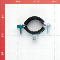 Хомут сантехнический Walraven KSB2 1 1/4 40-45 мм оцинкованная сталь (3396045) - фото 2