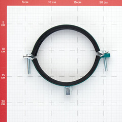 Хомут сантехнический Walraven KSB2 4" 108-115 мм оцинкованная сталь (3396115) - фото 2