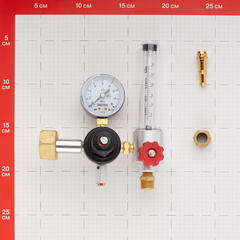 Регулятор давления газа аргоновый углекислотный Redius У30/АР40 - фото 2