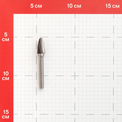 Борфреза сфероконическая Debever DF 1020/6 D/C по металлу d10 мм твердосплавная - фото 3