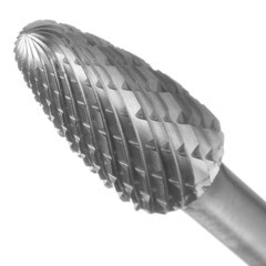 Борфреза сфероконическая Debever DF 1225/6 D/C по металлу d12 мм твердосплавная - фото 4