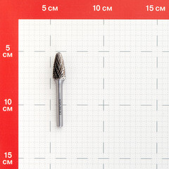 Борфреза сфероконическая Debever DF 1225/6 D/C по металлу d12 мм твердосплавная - фото 3