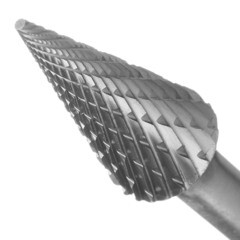 Борфреза коническая Debever DM 1225/6 D/C по металлу d12 мм твердосплавная - фото 2