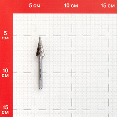 Борфреза коническая Debever DM 1225/6 D/C по металлу d12 мм твердосплавная - фото 4