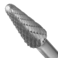 Борфреза коническая Debever DL 1025/6 D/C по металлу d10 мм твердосплавная - фото 3