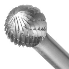 Борфреза сферическая Debever DD 1210/6 D/C по металлу d12 мм твердосплавная - фото 3