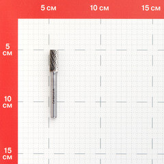 Борфреза цилиндрическая Debever DA 0820/6 D/C по металлу d8 мм твердосплавная - фото 2