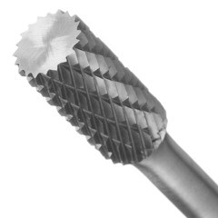 Борфреза цилиндрическая Debever DA 1020/6 D/C по металлу d10 мм твердосплавная - фото 4