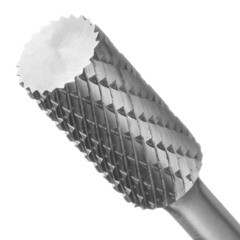 Борфреза цилиндрическая Debever DA 1225/6 D/C по металлу d12 мм твердосплавная - фото 4