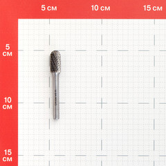 Борфреза сфероцилиндрическая Debever DC 1020/6 D/C по металлу d10 мм твердосплавная - фото 2