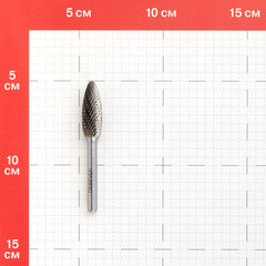 Борфреза пламевидная Debever DH 1232/6 D/C по металлу d12 мм твердосплавная - фото 2