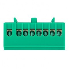 Шина нулевая в изолированном корпусе на DIN-рейку EKF PROxima 6х9 мм 8 отверстий зеленая (20 шт.) (sn0-63-8-ig) - фото 4