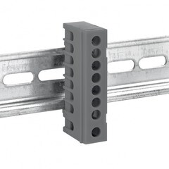 Шина нулевая в изолированном корпусе на DIN-рейку EKF PROxima 6х9 мм 8 отверстий серая (20 шт.) (sn0-63-8-is) - фото 8