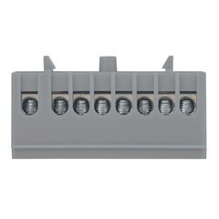 Шина нулевая в изолированном корпусе на DIN-рейку EKF PROxima 6х9 мм 8 отверстий серая (20 шт.) (sn0-63-8-is) - фото 7