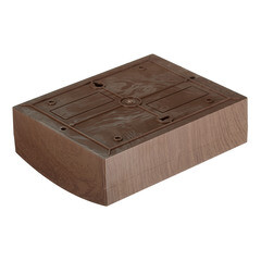 Щит распределительный навесной EKF PROxima ЩРН-П-12 пластиковый IP41 200х256х95 мм 12 модулей темное дерево - фото 3