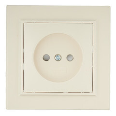 Изображение товара Розетка EKF Минск встраиваемая бежевая со шторками (ERR10-022-200)