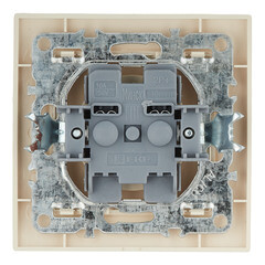 Розетка EKF Минск встраиваемая бежевая со шторками (ERR10-022-200) - фото 3