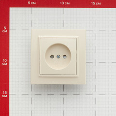 Розетка EKF Минск встраиваемая бежевая со шторками (ERR10-022-200) - фото 2