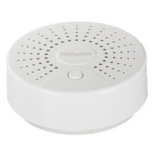 Умный датчик дыма Navigator Smart Home NSH-SNR-S001 белый