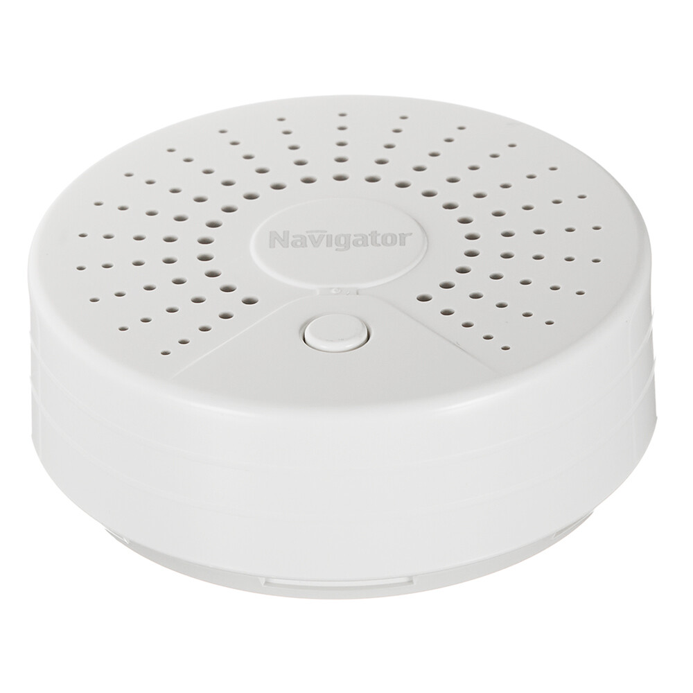 Изображение товара Умный датчик дыма Navigator NSH-SNR-S001 Wi-Fi для квартиры
