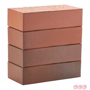 Кирпич лицевой красный Флэш полнотелый М-400 (под 240шт.) 250*120*65мм ...