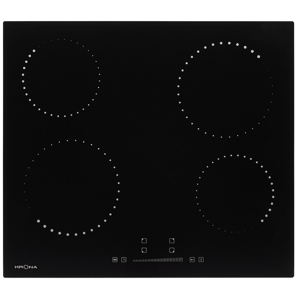 Варочная панель электрическая Krona Corto 60 BL 4 конфорки черная