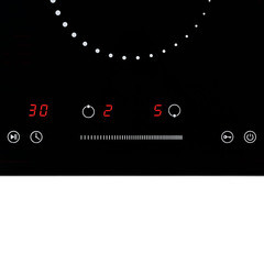 Варочная панель электрическая Krona Corto 30 2 конфорки черная - фото 2