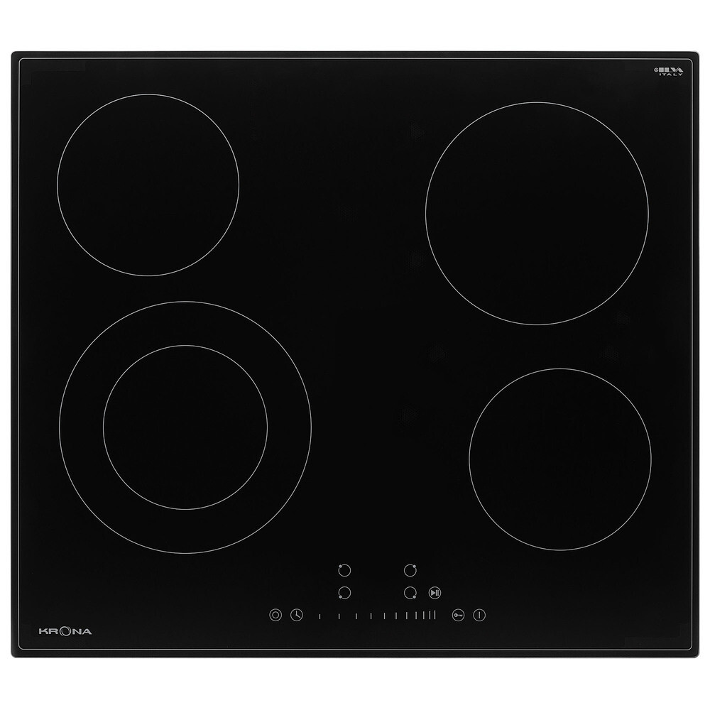 Варочная панель электрическая Krona Laurel 60 4 конфорки черная