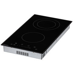 Варочная панель электрическая Krona Laurel 30 2 конфорки черная - фото 5