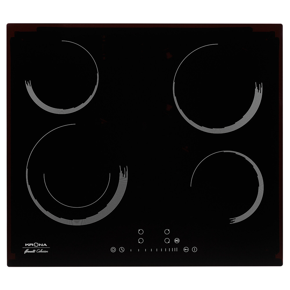 Варочная панель электрическая Krona Orsa 60 BL 4 конфорки черная