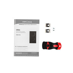 Варочная панель электрическая Krona Orsa 30 2 конфорки черная - фото 6