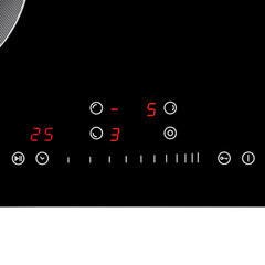 Варочная панель электрическая Krona Terzo 60 4 конфорки черная - фото 10