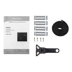 Варочная панель электрическая Krona Terzo 60 4 конфорки черная - фото 7