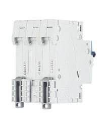 Автоматический выключатель модульный Legrand TX3 3P 10А тип C 6 кА 400 В (404054) - фото 3