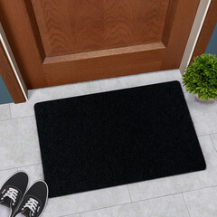 Коврик грязезащитный ФлорТ латекс Офис 60х40 см черный - фото 3