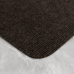 Коврик грязезащитный ФлорТ латекс Офис 60х40 см коричневый - фото 2